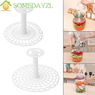 SOMEDAYMX Kimchi Jar Pressure Device, Making Kimchi Compaction In Kimchi Pickle Jar Press, Korean Plastic 15/19cm Adjustable Restaurant