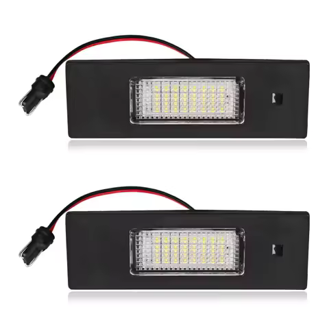 2pcs License Number Plate Lamp For BMW 1 Series E81 E87 E63 E64 M6 E85 E86 Z4 F12 F13 F20 K48 24LED 