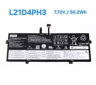 ส่งฟรี รับประกัน 1 ปี Lenovo แบตเตอรี่ L21M4PH3 (สำหรับ Yoga Slim 7 Carbon 13IAP7) L21C4PH3 L21D4PH3