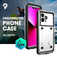 Underwater Phone Case Diving Phone Case Universal Ip68 Waterproof Swimming Snorkeling Scuba Outdoor 