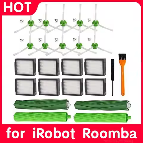 for IRobot Roomba J7 J7+ I7 I7+ I3 I3+ I4 I4+ I6 I6+ I8 I8+ E5/6/7 Main Side Brushes Roller Brushes 
