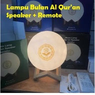 3d Moon Light Digital Al Quran Speaker Juz Surah Bluetooth+Remote