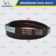Hyundai Accent G4EB 1.5, Kia Rio 1.3/ 1.4, Toyota Carina AT191 1.8 MICHELIN Fan Belt (4PK850)