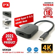 USB TYPE-C TO HDMI CONVERTER ADAPTER HUB FULL UHD 4K PX UCH1H