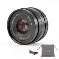 7artisans 50mm F1.8 APS-C Manual Focus Fixed Lens Compatible with Olympus and Panasonic MFT M4/3 Mou