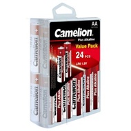Camelion - 24粒 AAA Plus 大容量 鹼性 電池 + 收納盒