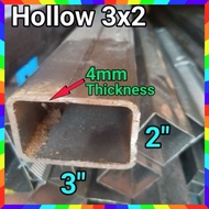 3"x2" (4mm Thickness) Besi Hollow Rectangular 1ft-7ft (BP1)
