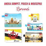 GANTUNGAN Brunei Darussalam Souvenir Wallet Pouch Mouse Pad Pin Magnet Keychain Landmark Souvenir Co