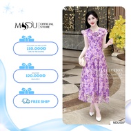 Designer Dress K37-D2-1 MDU4355 Outstanding Exquisite Floral Pattern Slightly Flared Long Skirt From