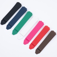 With logo and Standard Adapt to HUBLOT Hengbao Yushi Soft Silicone Color Watch Strap Waterproof Fema