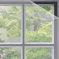 Flyzzz DIY Self-Adhesive Window Screen Netting Mesh Curtain, 100X150cm (Approach 39.37x59.05 Inches)