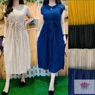 DASTER PLISKET WANITA DRESS PLISKET WANITA