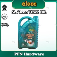 ✤Ready Stock Alcon 2-Stroke 2T TCW-2 (501) Outboard Marine Lubricants Engine Oil 5L（Made In UAE)♫