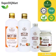 Rainforest Herbs Pure C8 MCT Oil 500ml - Keto Friendly MCT for Weight Loss & Brain Energy