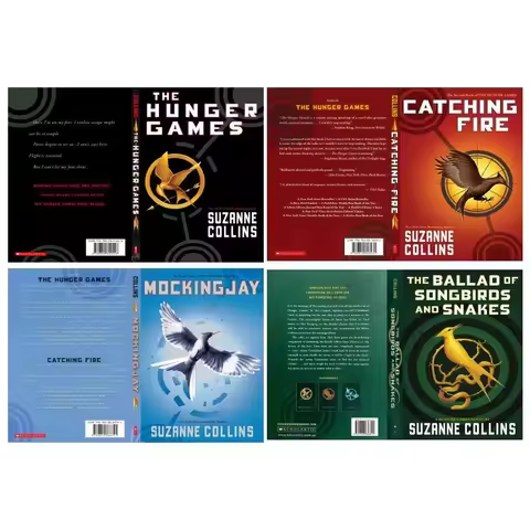 Hunger Games 1-4 Complete English Novel Set