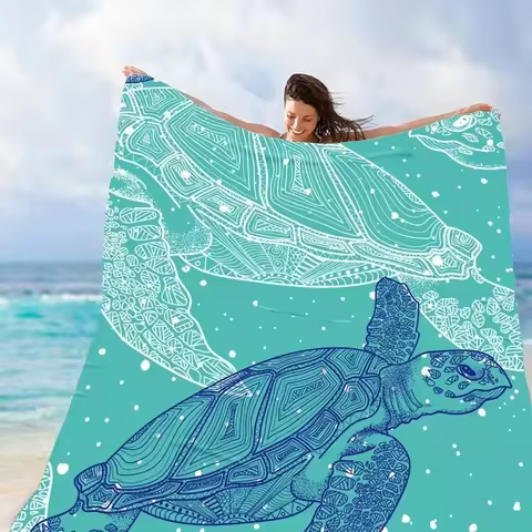 Beach Blanket Sandproof Lightweight Durable Extra Large Beach Mat,Outdoor Travel Picnic Blanket , Gr