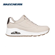 Skechers Women SKECHERS Street Uno Shimmer Away Shoes - 155196-NAT Air-Cooled Memory Foam Kasut Snea