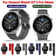 [HOT JUXXKWIHGWH 514] 22mm Official Leather Strap Band For Huawei Watch GT3 GT2 GT 3 2 Pro 46mm Smart Watch Bracelet Honor Magic2 46mm Wristband Belt