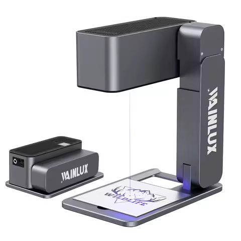 WAINLUX Z3 Laser Engraver Cutter High Precision Printer 60W Foldable Engraving Machine Auto Focus 60