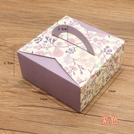 Hộp Đựng Bánh Trung Thu Tay Cầm Cao Cấp 60g-80g Hộp Đựng Bánh Trứng 4 Chiếc Hộp Rỗng Đựng Quà Tặng H