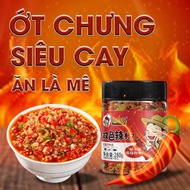 Ớt chưng Chú Tễu Hồ Nam Loại Đặc Biệt ⚡ CHUẨN CHÍNH HÃNG ⚡ Ớt chưng dầu Trung Quốc hũ 280g có 3 loại
