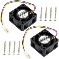 2 Pack Fan-4020-PWM-5V for Jetson Nano Developer Kit and B01 Version, Dedicated DC 5V Cooling Fan Br