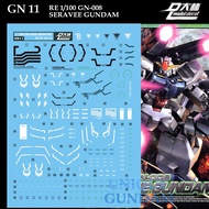 [DALIN] GN11 RE 1/100 GN-008 SERAVEE GUNDAM WATER SLIDE DECAL