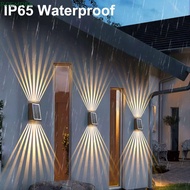 ROEMDEE Outdoor Solar LED Light, Automatic Lighting Up and Down Solar Wall Lamp, Durable Easy To Ins