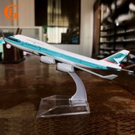 Cathay Pacific B747 Aircraft Model Hong Kong Boeing 747 Plane Diecast Metal Airplane Model Toy