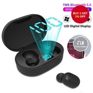 E6S Earbuds TWS Wireless Bluetooth 5.0 Earphones LED Display 9D Stero Headphone Noise reduction Head