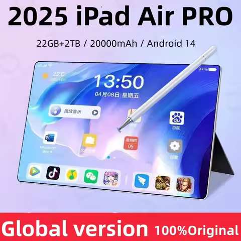 2025 New iPad Air PRO Latest Global First Tablet mi Android 14 Snapdragon 8Gen3 11 inch Soft Light S