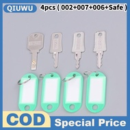 QIUWU TSA กุญแจกระเป๋า007 TSA002 TSA006 TSA กุญแจล็อคอเนกประสงค์สำหรับเล่นสกีปลอดภัยกุญแจหลักสำหรับก