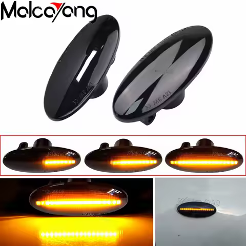LED Turn Signal Light Side Marker Indicator Flasher For Nissan Qashqai J10 X-trail T31 Cube Juke Lea