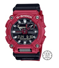 [Watchwagon] Casio G-shock GA-900-4A Black Dial and Red Resin Band Sports Watch GA900