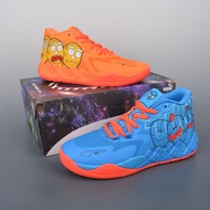 new lamelo ball Shoes Class a MB.01 Rick and Morty Basketball Shoes for Men Original Sale High Sports Sneakers OrangeBlue