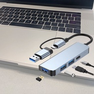 Type C Multifunction Adapter Converter 4 IN 1 USB HUB 4K UHD High Speed Transmission PD Fast Charge