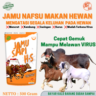 JAMU PENGGEMUK CEPAT HEWAN SAPI KAMBING DOMBA KERBAU KUDA JAMU SAPI HS Jamu Pmk PENGGEMUK