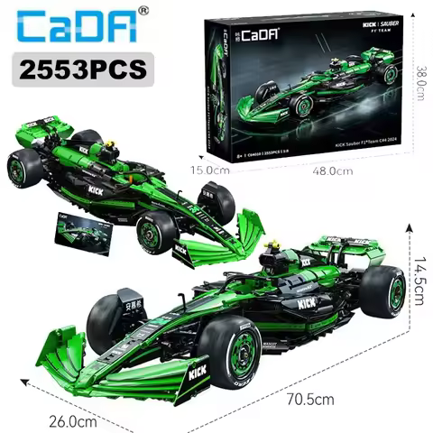 Cada 1:8 MOC Sauber F1 Team C44 Formula-1 F1 Racing Car Number 24 Sports Car Building Blocks City KI