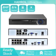 Hamrol 4k Ultra HD POE Video Recorder For Camera CCTV