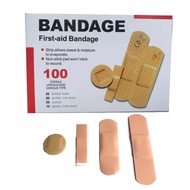 【Fast-selling】 100pcs/set Bandage Emergency Bandage Non-Woven Fabric Waterproof Breathable Wound Paste Medic Band Aid