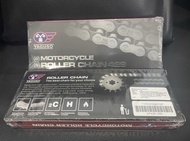 โซ่รถจักนยานยนต์ยี่ห้อ ยากูโซ่ yaguso 428-100’104’106’108’120ข้อ
