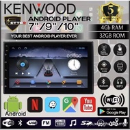 【In stock】{ +} Kenwood Style 2023 Newest Branded Car Android Player 7"9"10 inch Best Quality 2din Ca
