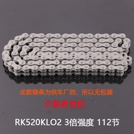 โซ่ RK 520โซ่ซีลกันน้ำมันหลากสีเหมาะสำหรับ Suzuki KAWASAKI ยามาฮ่า Ducati KTM EK