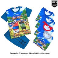 HMshopa - Baju Setelan Anak Bis Titipo Titipo fullprint keren baju usia 1-10 tahun stelan karakter k