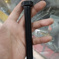 terbagus baut mur baja m18 x 80 full drat grade 8.8 kunci 27 baut 27