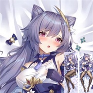 Apan Anime Game Dakimakura Cover Kawaii Keqing Pillowcase Genshin Impact Almohada Sexy Girl Pillow W