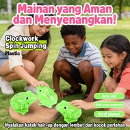 Cute Jumping Frog Plastic Jumping Spin Toy