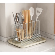 304 Stainless Steel Utensil Holder,Kitchen Cutlery Organizer,Knife and Fork Drainage Rack