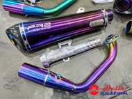 ท่อ PR2 ปลายคาร์บอนแท้ ไดร์สีน้ำเงิน FORZA350 / XMAX300 ท่อPR2 แท้ Forza 350  / Xmax 300