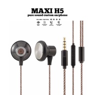 HiFi PURE Sound Headset Maxi H5 Custom Earphone With Microphone
